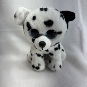 Ty Catcher Velvety- FETCH the Dalmatian Dog 7 In (GLITTER / SPARKLE EYES)‎